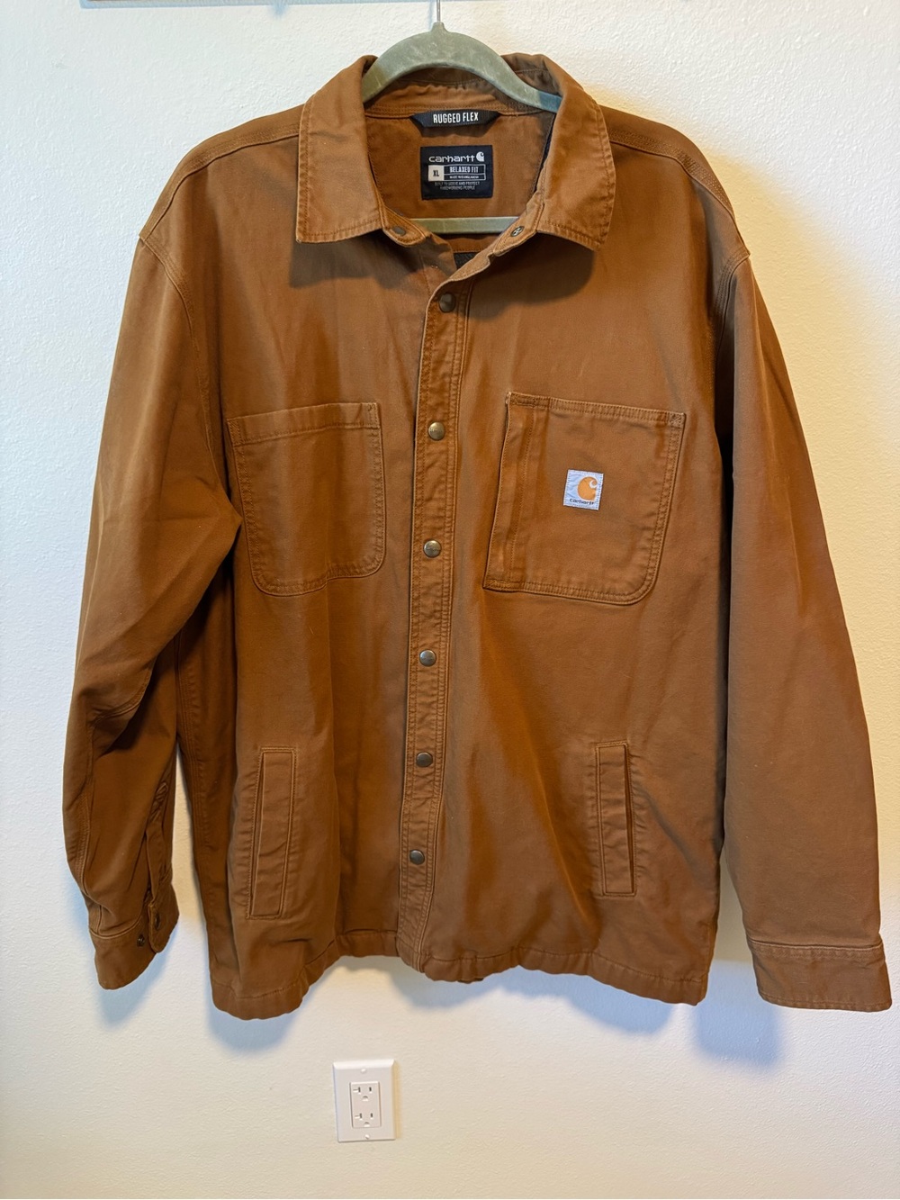 Carhartt Men’s Brown Canvas Work Jacket